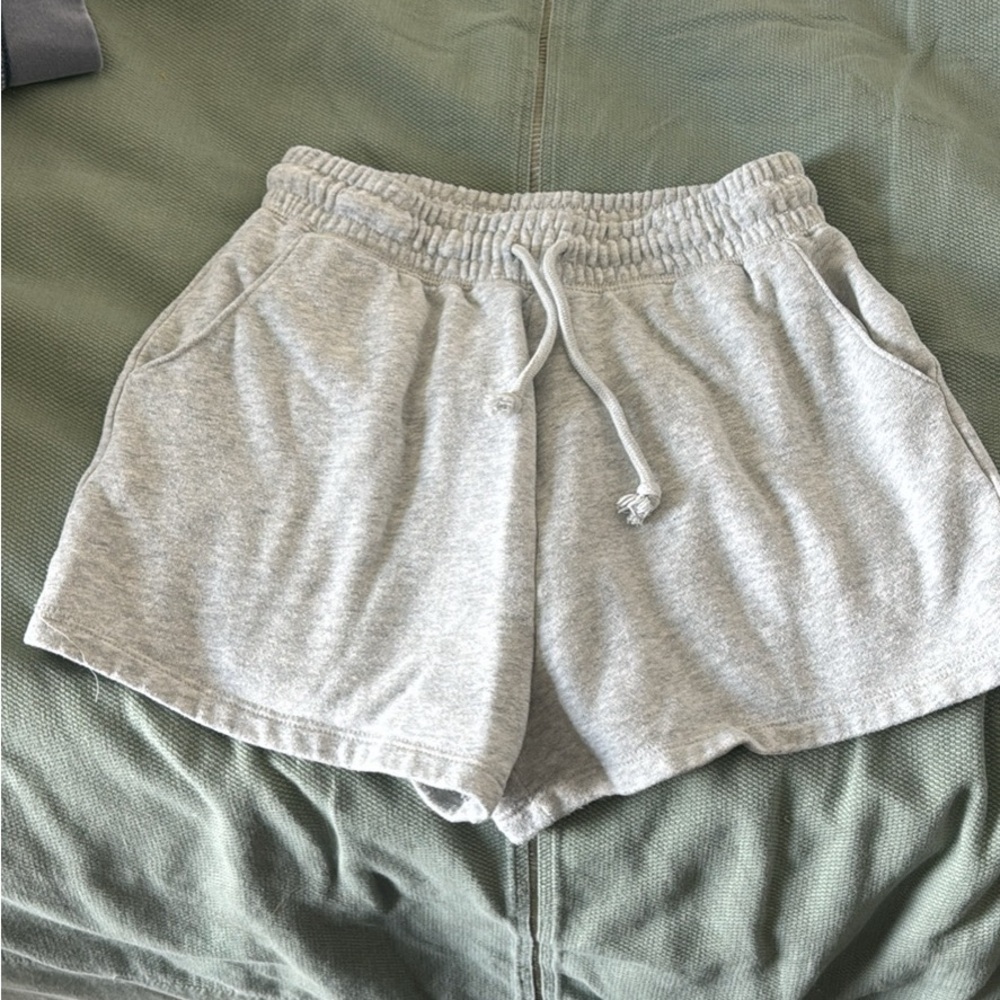 Women's Gray Casual Shorts
